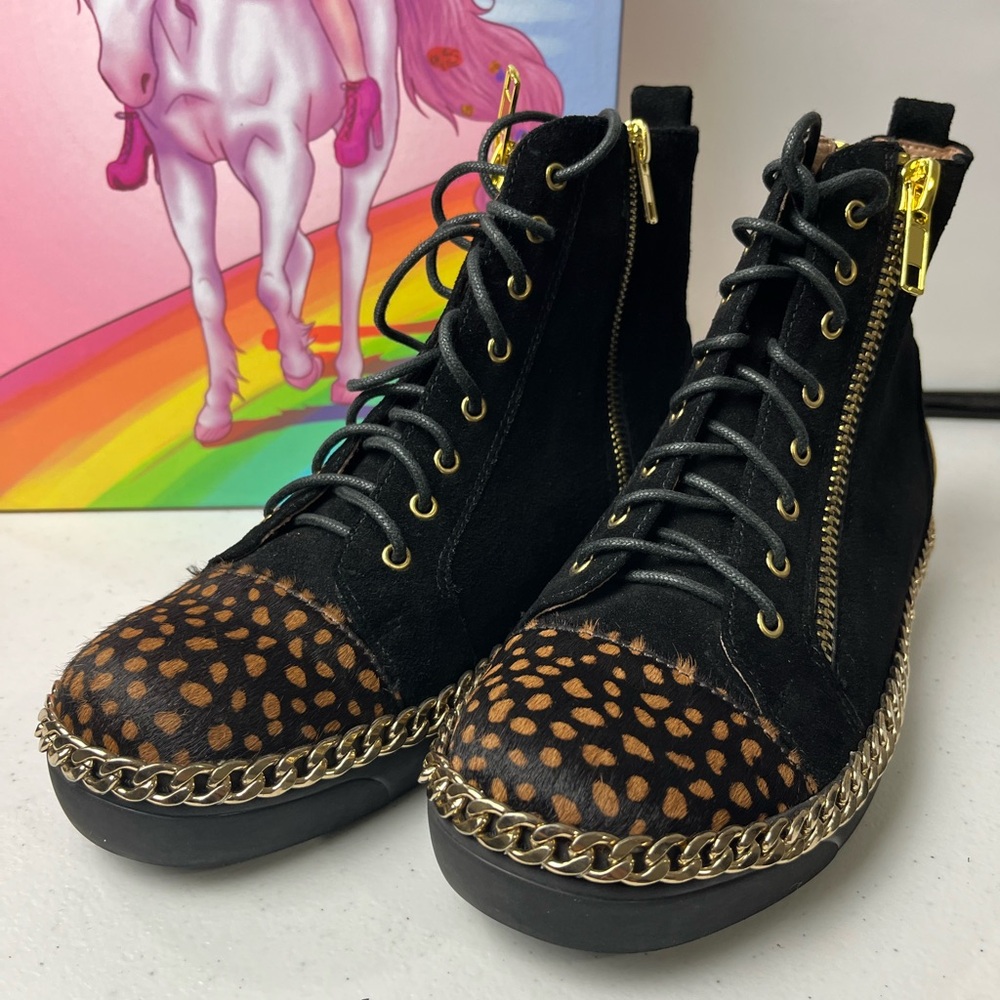 Jeffery Campbell leather sneakers